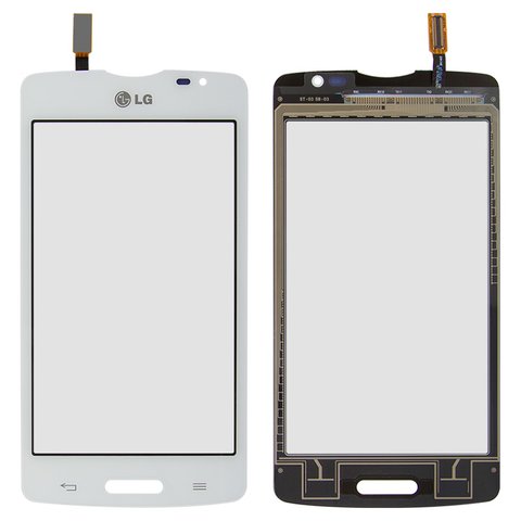 Сенсорний екран для LG D373 Optimus L80 Blanco, білий