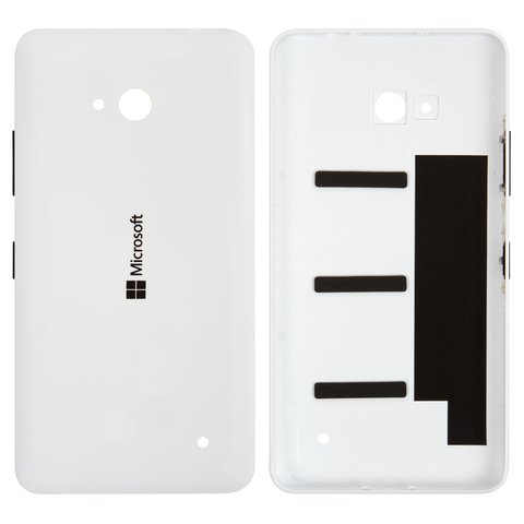 Задняя панель корпуса для Microsoft Nokia  640 Lumia, белая, с боковыми кнопками