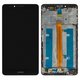 Дисплей для Huawei Ascend Mate 7, чорний, з рамкою, High Copy, JAZZ-L09