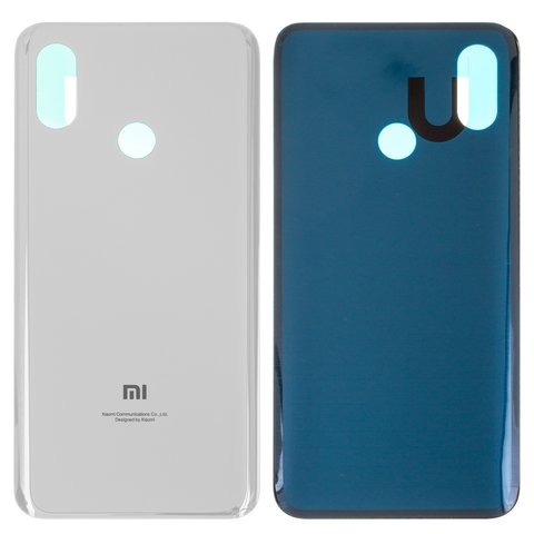 Задняя панель корпуса для Xiaomi Mi 8, белая, M1803E1A