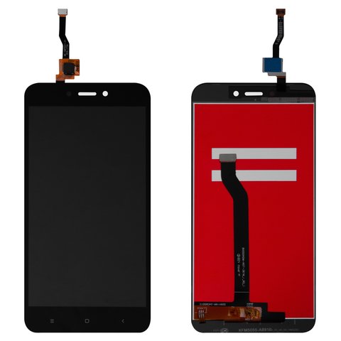 Дисплей для Xiaomi Redmi 5A, Redmi Go, черный, без рамки, Сopy, MCG3B, MCI3B