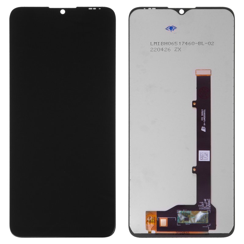 Дисплей для ZTE Blade A51 (2021), Blade A71 A7030, чорний, без