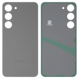 Задня панель корпуса для Samsung S911 Galaxy S23, сіра, graphite
