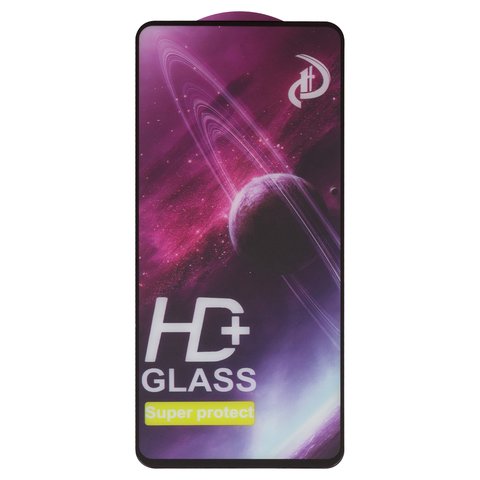 Защитное стекло All Spares для Samsung M536 Galaxy M53, совместимо с чехлом, Full Glue, черный, cлой клея нанесен по всей поверхности
