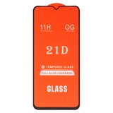 Захисне скло для Samsung A022F Galaxy A02, A037 Galaxy A03s, A125F Galaxy A12, A135 Galaxy A13, M326 Galaxy M32 5G, сумісне з чохлом, Full Glue, (без упаковки), чорний