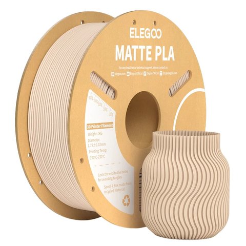 Філамент ELEGOO PLA MATTE, бежевий beige , 1 кг