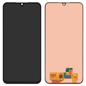 Дисплей для Samsung A155 Galaxy A15, A156 Galaxy A15 5G, M156 Galaxy M15, черный, без рамки, Оригинал переклеено стекло 