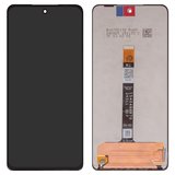 Дисплей для Motorola Moto G75, чорний, без рамки, Оригінал (переклеєне скло)