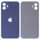 Задня панель корпуса для iPhone 12, синя, не потрібно знімати скло камери, Original (PRC), big hole