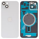 Задня панель корпуса для iPhone 14 Plus, біла, із склом камери, High Copy, starlight