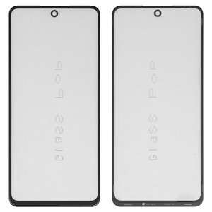 Стекло корпуса G+OCA PRO для Tecno Pova 2, Pova 3; Infinix Note 11 Pro X697 , с OCA пленкой, черное