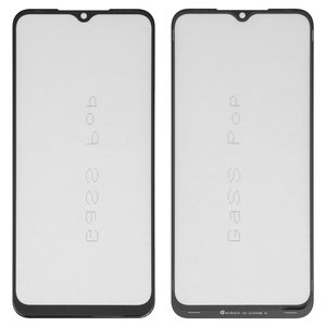 Стекло корпуса G+OCA PRO для Tecno Pop 5 Lite, Pop 5 LTE, с OCA пленкой, черное