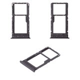Держатель SIM-карты для Xiaomi Redmi 12, черный, jade black