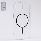 Чохол Fully-PC MagSafe для iPhone 15, прозорий, безбарвний, магнітний, пластик