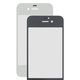 Vidrio de carcasa puede usarse con iPhone 4S, blanco