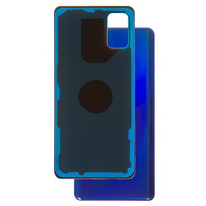 Panel trasero de carcasa puede usarse con Samsung A415 Galaxy A41, azul, prism crush blue