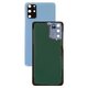 Housing Back Cover compatible with Samsung G985 Galaxy S20 Plus, G986 Galaxy S20 Plus 5G, (dark blue, with camera lens, aura blue)
