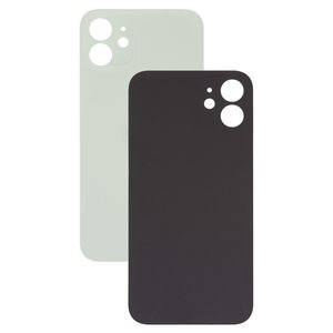 Задняя панель корпуса для iPhone 12, зеленая, не нужно снимать стекло камеры, AAA, big hole