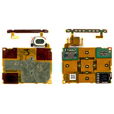 Cable flex puede usarse con Sony Ericsson W980, superior, de pantalla táctil, de altavoz, con componentes