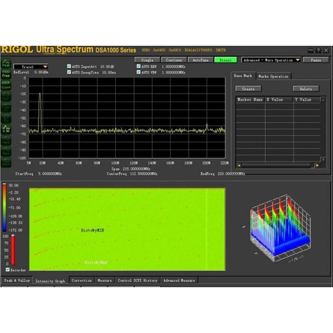 Software RIGOL Ultra Spectrum para RIGOL DSA700 DSA800 DSA1000