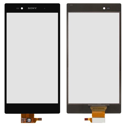Touchscreen compatible with Sony C6802 XL39h Xperia Z Ultra, C6806 Xperia Z Ultra, C6833 Xperia Z Ultra, black 