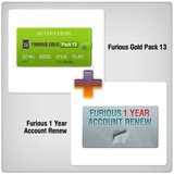 Furious 1 Year Account Renew + Furious Gold Pack 13