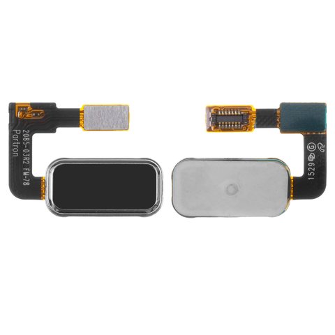 Cable flex puede usarse con Lenovo Vibe P1,  teclas del menú, negro, con componentes