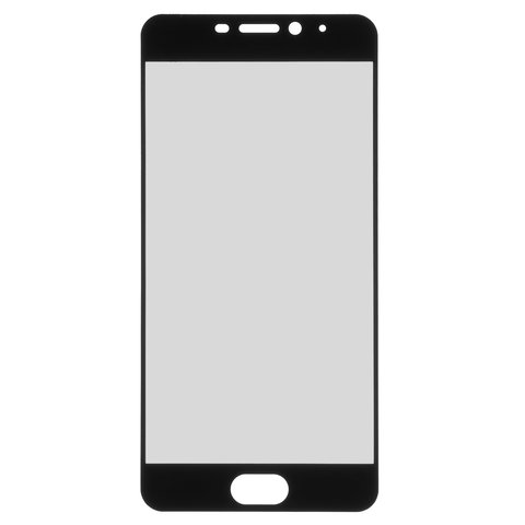 Tempered Glass Screen Protector All Spares compatible with Meizu M6, 0,26 mm 9H, Full Screen, compatible with case, black, This glass covers the screen completely. 