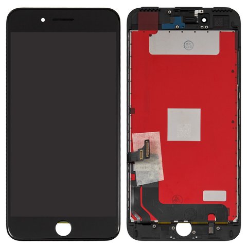Marco Pantalla Completa para iPhone 7 Táctil LCD Blanco /Negro+Cristal Display