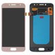 LCD compatible with Samsung J250 Galaxy J2 (2018), J250 Galaxy J2 Pro (2018), (golden, without frame, High Copy, (OLED))