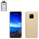 Case Nillkin Super Frosted Shield compatible with Huawei Mate 20 Pro, (golden, with support, matt, plastic) #6902048167049
