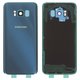 Housing Back Cover compatible with Samsung G950F Galaxy S8, G950FD Galaxy S8, (blue, with camera lens, full set, Original (PRC), coral blue)