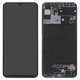 LCD compatible with Samsung A307 Galaxy A30s, (black, with frame, Original (PRC), original glass)