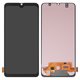 LCD compatible with Samsung A705 Galaxy A70, (black, without frame, High Copy, with wide edge, (OLED))