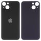 Panel trasero de carcasa puede usarse con iPhone 13, negra, es necesario desmontar la cámara, small hole