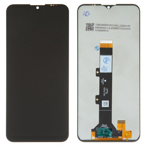 LCD compatible with Motorola XT2127 Moto G10, XT2128 Moto G20, XT2129 Moto G30, black, without frame, High Copy 