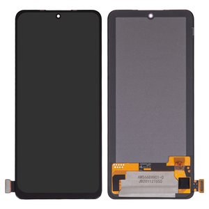 LCD compatible with Xiaomi Redmi Note 10 Pro, Redmi Note 10 Pro Max, black, without frame, High Copy, OLED  
