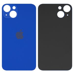 Housing Back Cover compatible with iPhone 13, dark blue, no need to remove the camera glass, AAA, big hole 