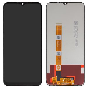LCD compatible with Realme C25, C25s, Narzo 50A; Oppo A16, A16s, A54s, black, without frame, High Copy, CPH2269, CPH2271, CPH2273, FPC HTF065H113 A0  FPC HTF065H113 A1 