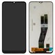 LCD compatible with Samsung A037G Galaxy A03s, (black, without frame, original (change glass) , with black cable, (162x72 mm))