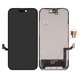 Дисплей для iPhone 15, черный, с рамкой, HC, без микросхемы, (OLED), GX OEM hard