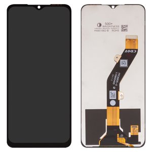 LCD compatible with Tecno Spark 10, black, without frame, Copy, KI5Q 