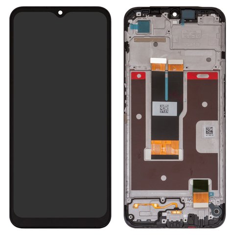 Pantalla LCD puede usarse con Realme C31, negro, con marco, High Copy, RMX3501, FPC MTF065H218 A3