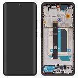 Дисплей для Xiaomi Redmi Note 14 Pro Plus 5G, черный, с рамкой, Original (PRC), 24115RA8EG