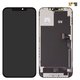 Дисплей для iPhone 12 Pro Max, черный, с рамкой, HC, (OLED), GX OEM soft
