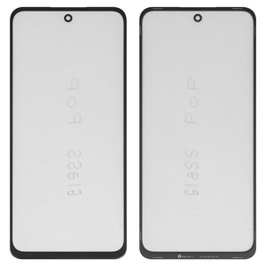 Стекло корпуса G+OCA PRO для Motorola Moto G32, Moto G62 5G, Moto G73 XT2237, с OCA пленкой, черное