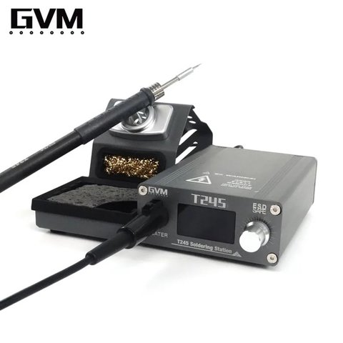 Soldering Station GVM T245, digital, 130W 