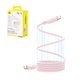 USB Cable Baseus PicoGo, (2xUSB type-C, 100 cm, 240 W, pink, silicone, magnetic) #P10376800411-00