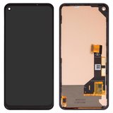 Pantalla LCD puede usarse con Google Pixel 5a 5G, negro, con marco, Copy, (TFT)