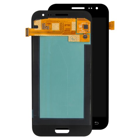 LCD compatible with Samsung J200 Galaxy J2, black, without frame, Original PRC , original glass 